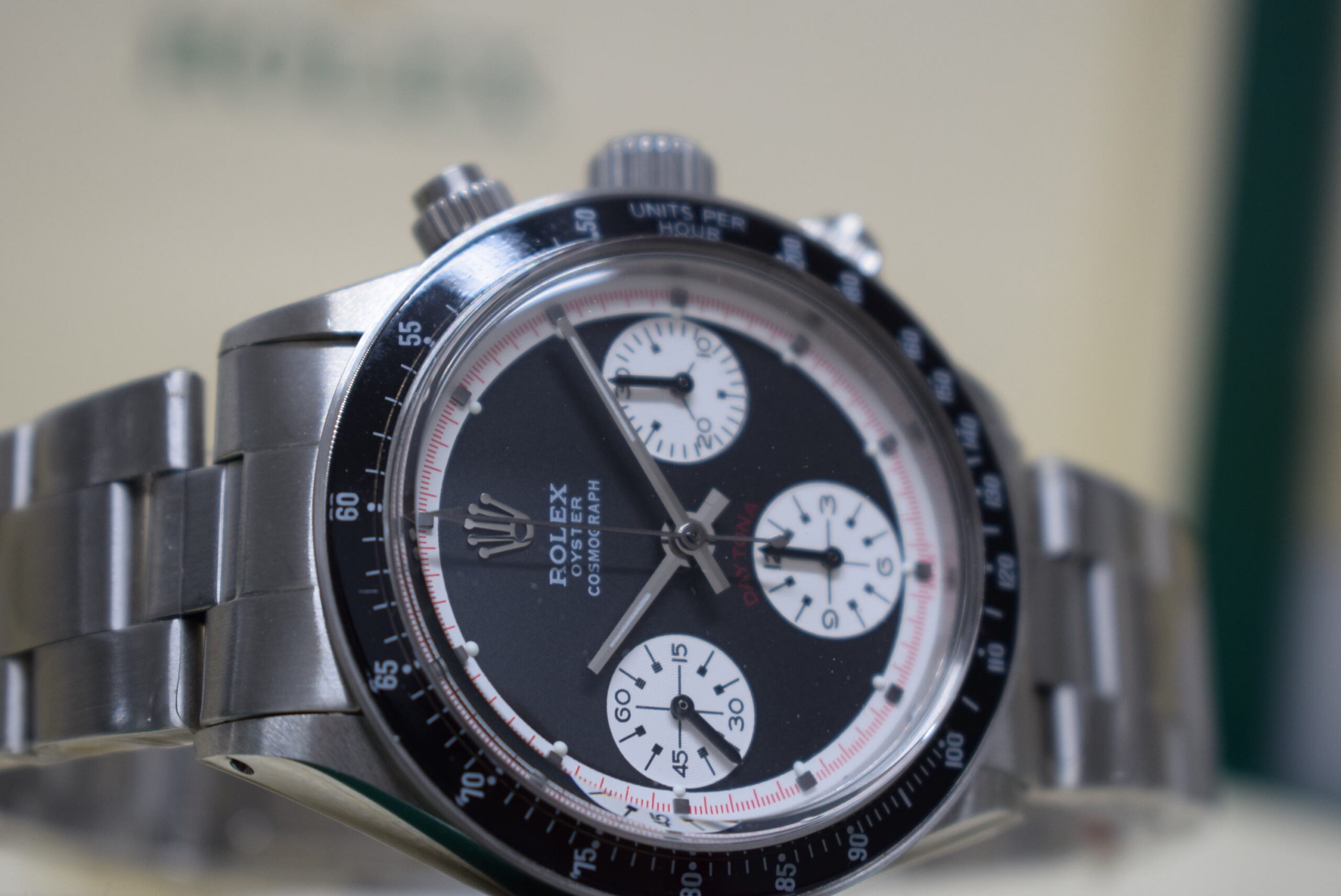 rolex replica daytona paulnewman 6245 black dial vintage orologio replica copia - immagine 16