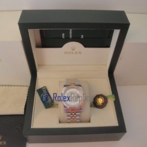 Alternative view of rolex replica datejust acciaio oro bicolor orologio imitazione