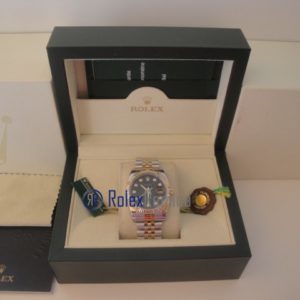 Alternative view of rolex replica datejust acciaio oro black centenario orologio imitazione