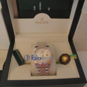 Alternative view of rolex replica datejust acciaio oro centenario jubilèè orologio imitazione