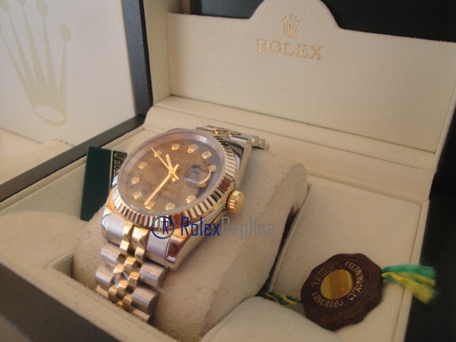 rolex replica datejust acciaio oro black centenario orologio imitazione - immagine 5