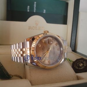 rolex replica datejust acciaio oro argento brillantini orologio imitazione