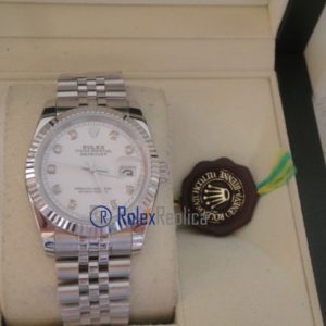 rolex replica datejust white brillantini orologio imitazione