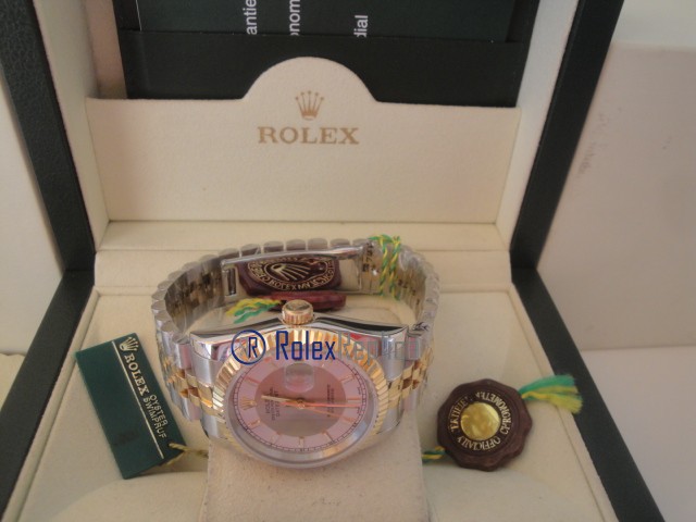 rolex replica datejust acciaio oro bicolor orologio imitazione - immagine 9