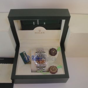 Alternative view of rolex replica datejust black roman orologio imitazione