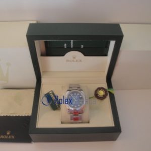 Alternative view of rolex replica datejust nero blu brillantini oyster orologio imitazione