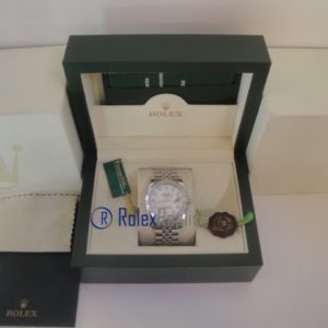 Alternative view of rolex replica datejust madreperla brillantini orologio imitazione