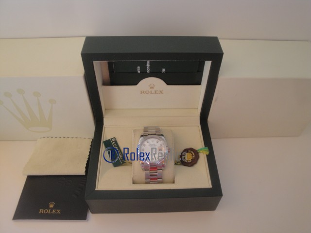 rolex replica datejust madreperla brillantini orologio imitazione - immagine 2