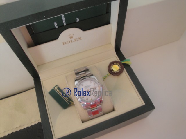 rolex replica datejust madreperla brillantini orologio imitazione - immagine 12