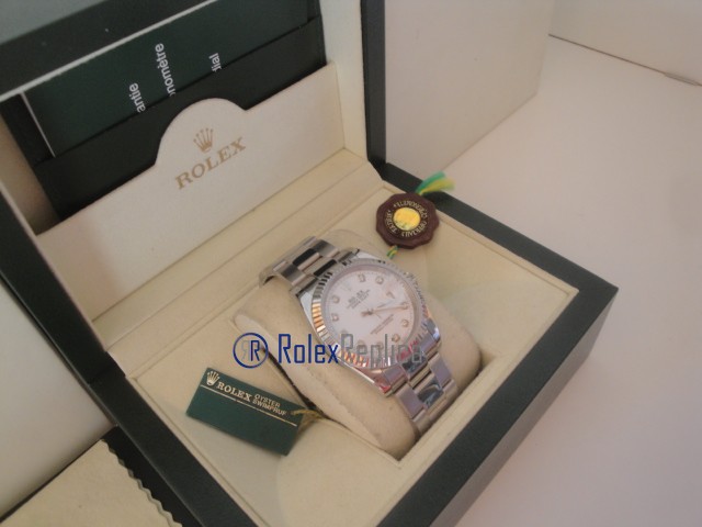 rolex replica datejust madreperla brillantini orologio imitazione - immagine 13