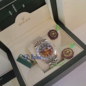 rolex replica datejust black roman orologio imitazione