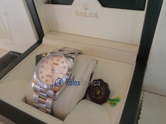 rolex replica datejust argento centenario orologio imitazione - immagine 5