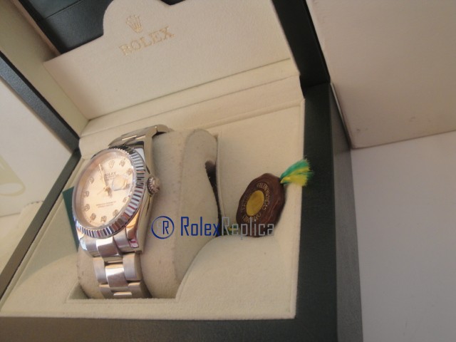 rolex replica datejust madreperla brillantini orologio imitazione - immagine 5