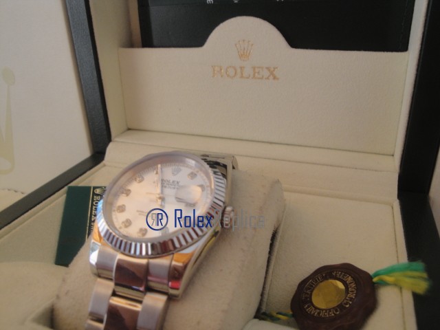 rolex replica datejust madreperla brillantini orologio imitazione - immagine 6