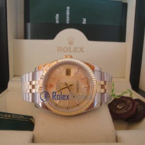 rolex replica datejust acciaio oro gold dial orologio imitazione