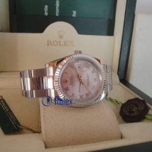 rolex replica datejust argento roman oyster orologio imitazione
