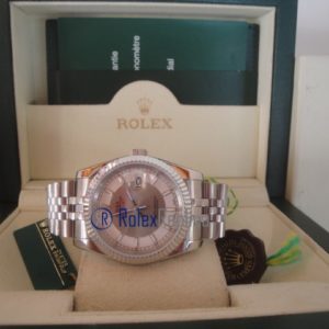 rolex replica datejust bicolor argento orologio imitazione