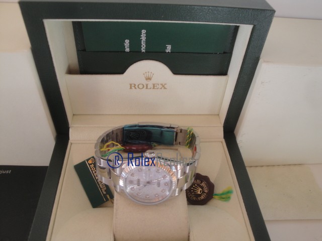 rolex replica datejust argento centenario orologio imitazione - immagine 8