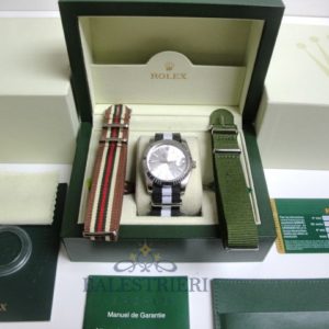 rolex replica datejust acciaio argentèè barrette cordura orologio imitazione