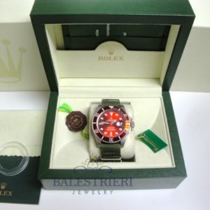 rolex replica submariner ceramica red dial cordura orologio replica copia imitazione
