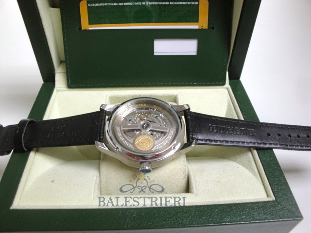 iwc replica portofino acciaio white dial strip leather orologio imitazione - immagine 11