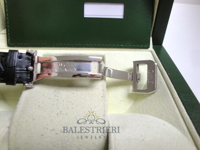 iwc replica portofino acciaio white dial strip leather orologio imitazione - immagine 12