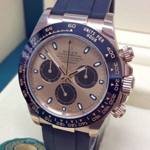 Alternative view of rolex replica daytona ceramichon oysterflex rose gold orologio replica copia imitazione
