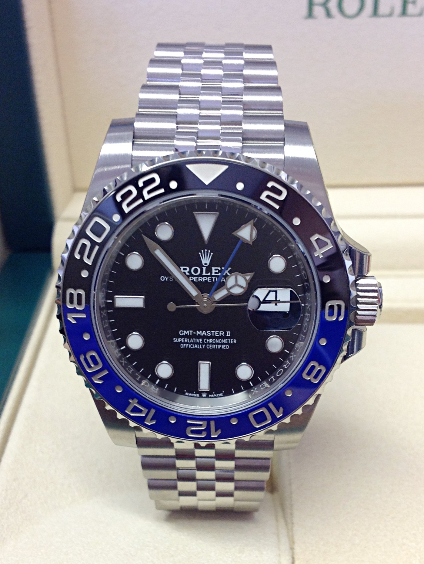 rolex replica GMT master II nero blue BLNR ceramica jubilèè bracialet orologio replica