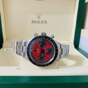 Alternative view of rolex replica daytona paulnewman 6263 california red dial vintage orologio replica copia