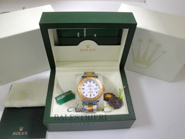 rolex replica yacht master I acciaio oro white dial orologio replica