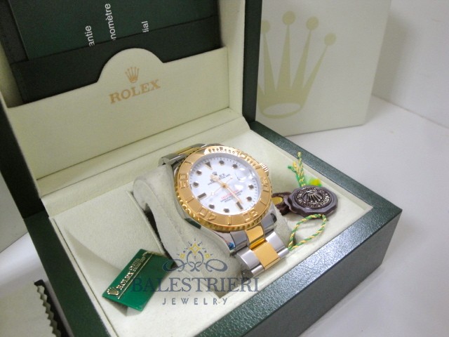 rolex replica yacht master I acciaio oro white dial orologio replica - immagine 5