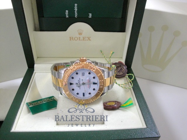 rolex replica yacht master I acciaio oro white dial orologio replica - immagine 7