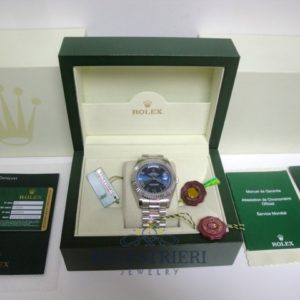rolex replica daydate ll acciaio blue dial president orologio replica copia imitazione