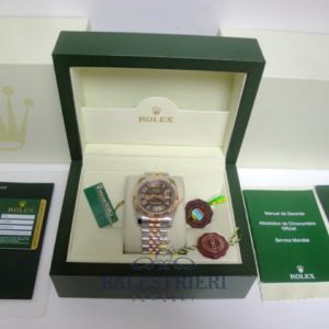 rolex replica datejust acciaio oro brown arab dial jubilèè orologio imitazione