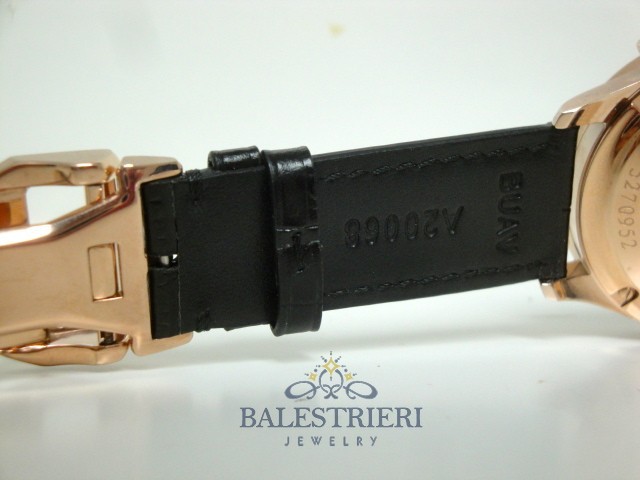 iwc replica portoghese rose gold black dial strip leather orologio imitazione - immagine 10