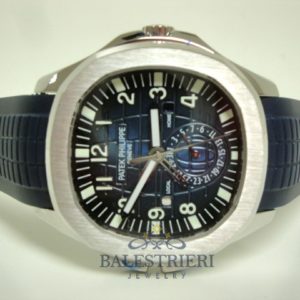 patek philippe replica acciaio aquanaut crono blue dial strip rubber orologio imitazione