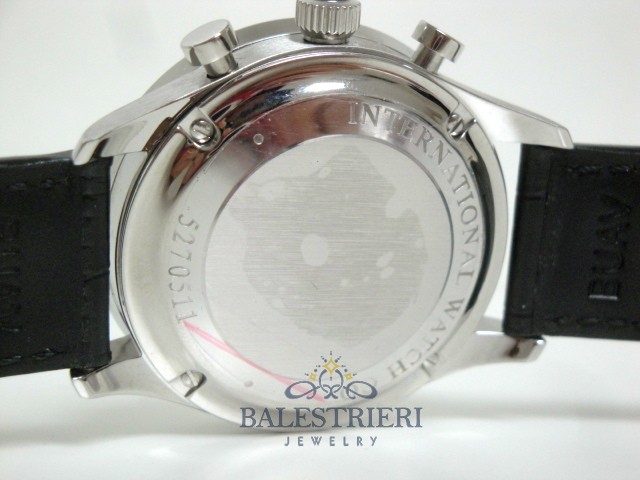 iwc replica portoghese acciaio white dial strip leather orologio imitazione - immagine 11