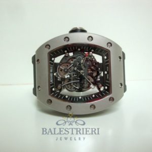 Alternative view of richard mille replica RM011 titanium edition strip rubber