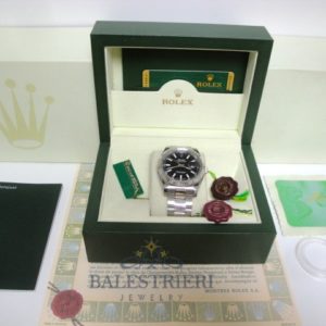 Alternative view of rolex replica datejust acciaio black baton oyster 41mm orologio imitazione