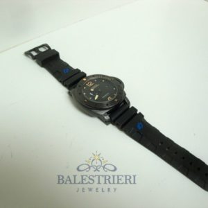 Alternative view of Panerai replica luminor marina submersible ceramica carbotech rubber imitazione copia