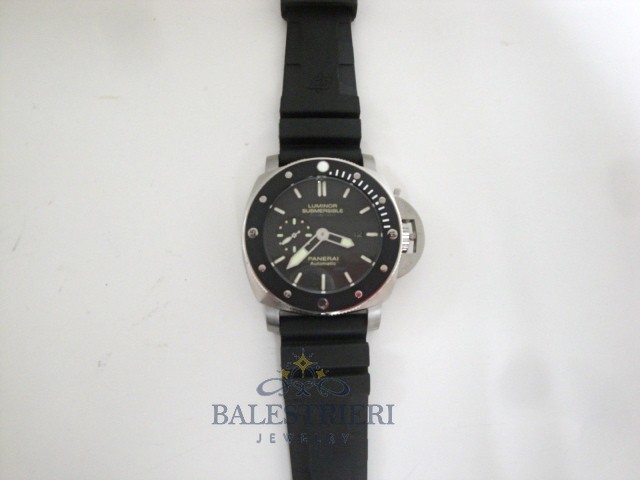 Panerai replica luminor marina submersible ceramica amagnetic rubber imitazione copia