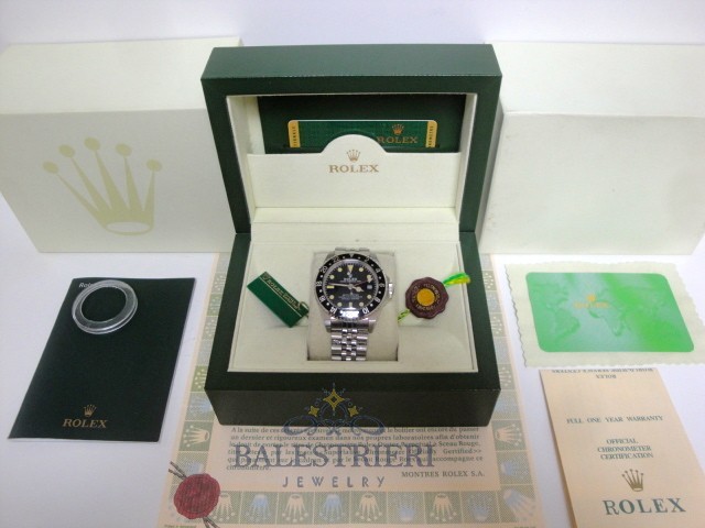 rolex replica GMT master II 1665 vintage black bezel orologio replica - immagine 2