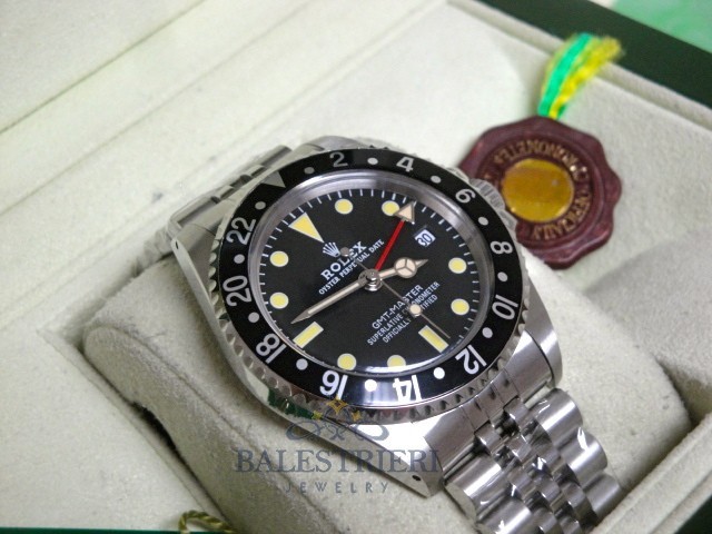 rolex replica GMT master II 1665 vintage black bezel orologio replica