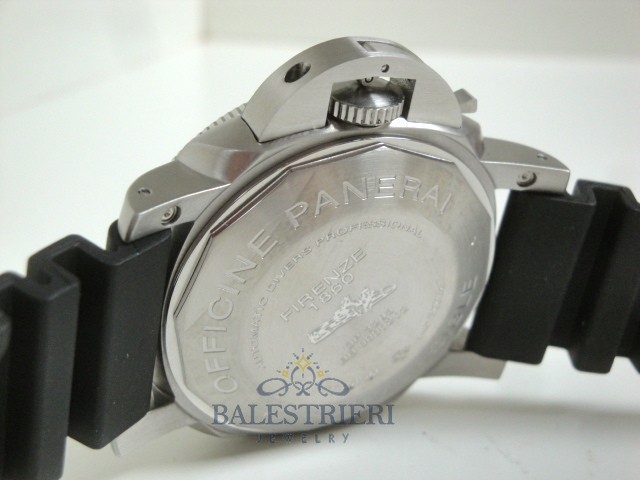 Panerai replica luminor marina submersible ceramica amagnetic rubber imitazione copia - immagine 15
