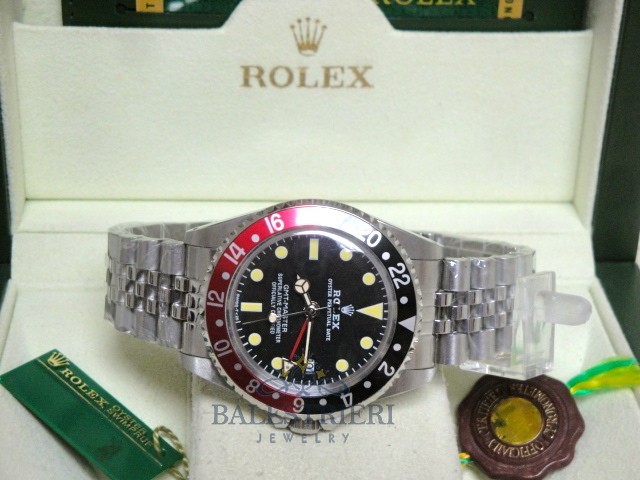 rolex replica GMT master II 1665 vintage coke orologio replica - immagine 9