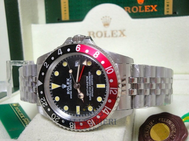 rolex replica GMT master II 1665 vintage coke orologio replica - immagine 12