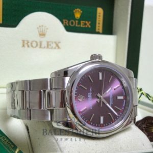 rolex replica oyster perpetual acciaio red grape orologio imitazione