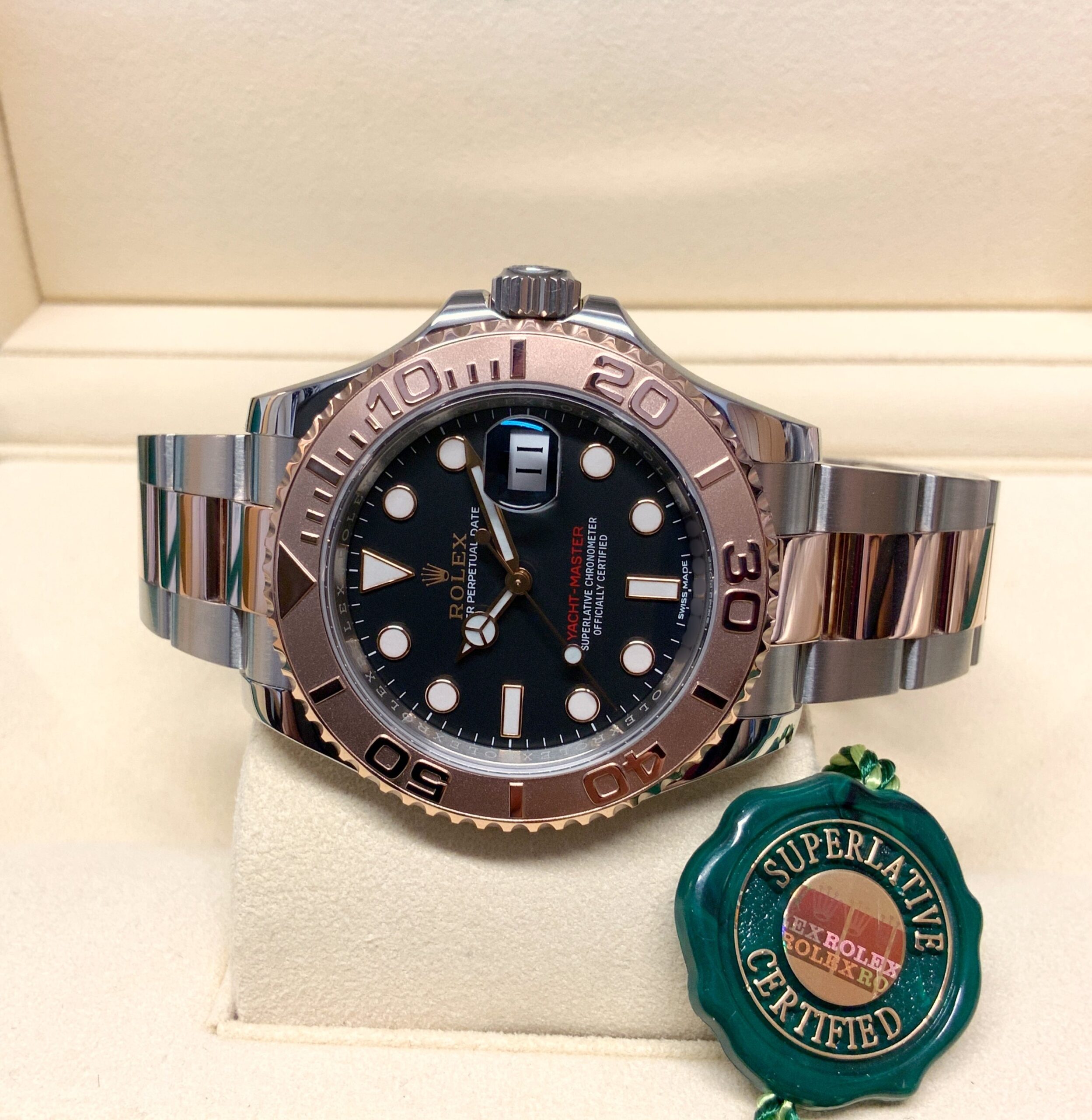 rolex replica yacht master I acciaio oro rolesium orologio replica - immagine 4