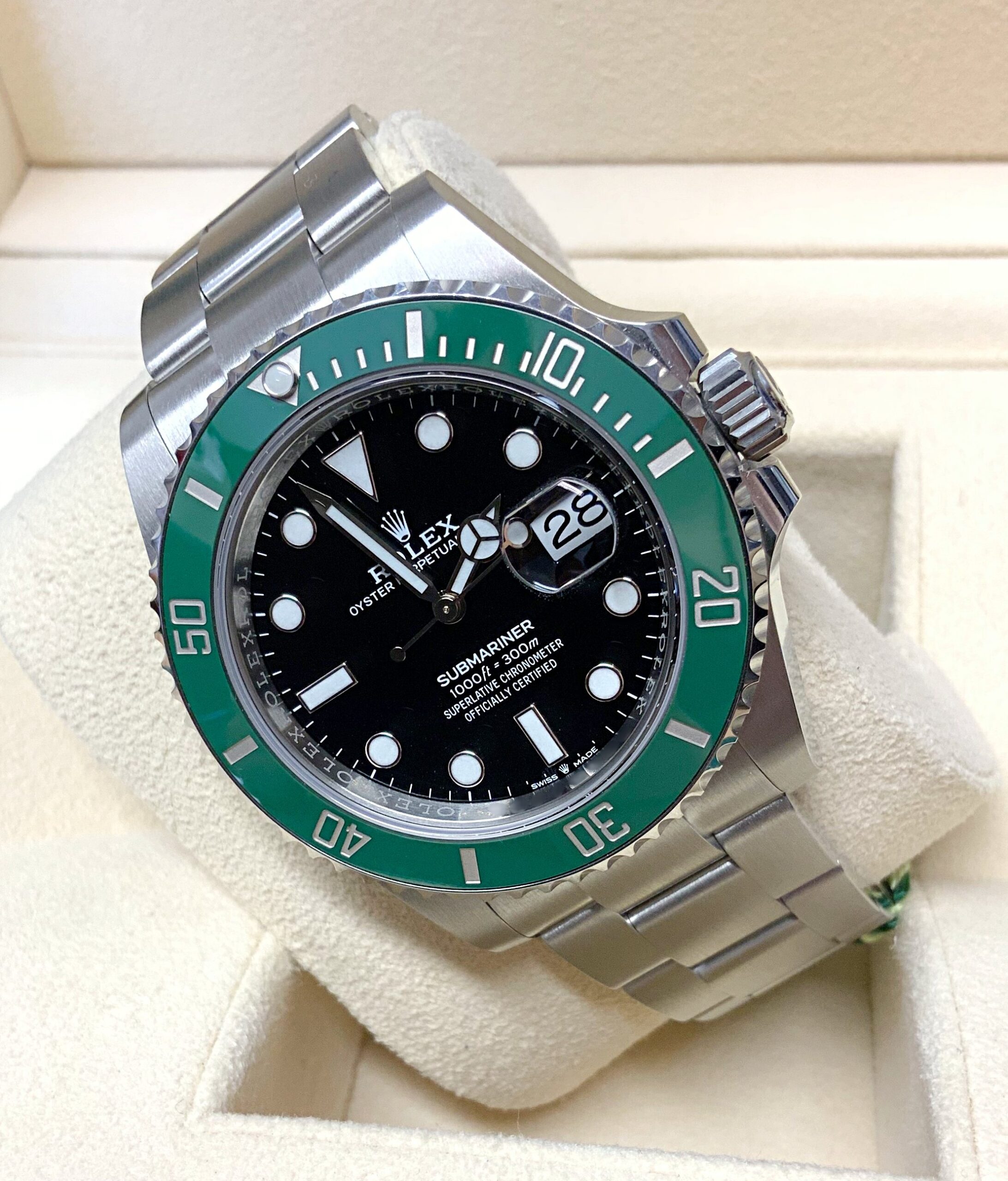 Rolex replica Submariner kermit Date 126610LV orologio replica new 41mm - immagine 6