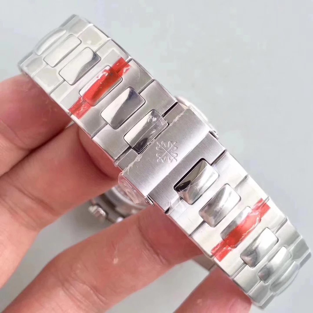 PATEK PHILIPPE 5711 NAUTILUS REPLICA WHITE DIAL 324SC CLONE MOVEMENT - immagine 6